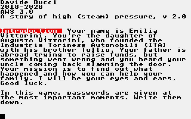 Two Days to the Race atari screenshot